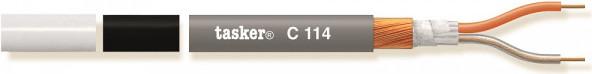 Immagine prodotto Tasker Cavo audio, nero, 100 m, PVC 1,50x6,30 mm (100 m, 2 mm².)