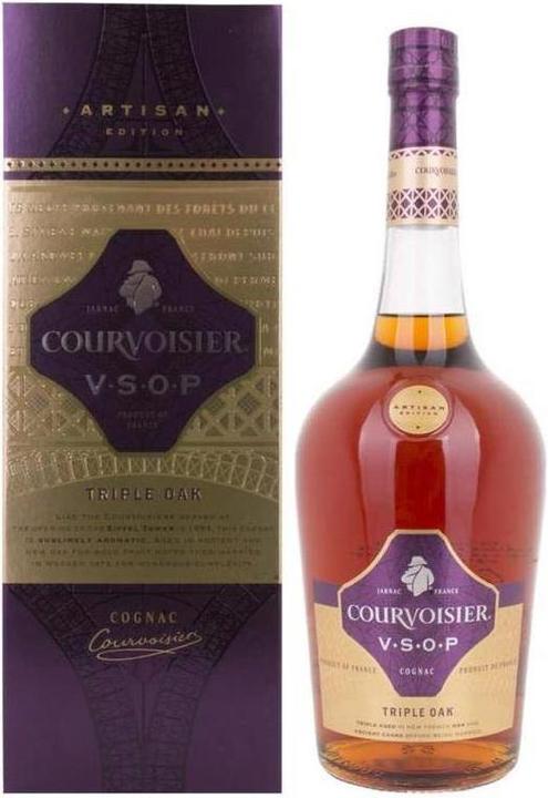 Courvoisier VSOP ARTISAN Edition Triple Oak Cognac mit Etui