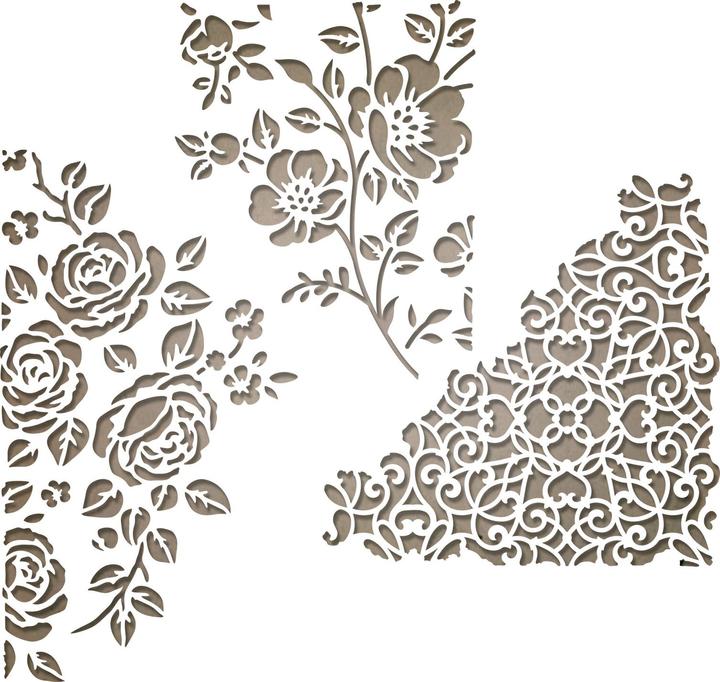 Actual product image Sizzix Thinlits Die Set 3PK Mixed Media No. 5 by Tim Holtz