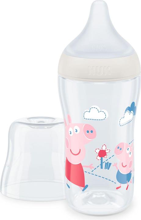 Image du produit NUK Perfect Match Biberon Peppa Pig PP 260ml, blanc (260 ml)