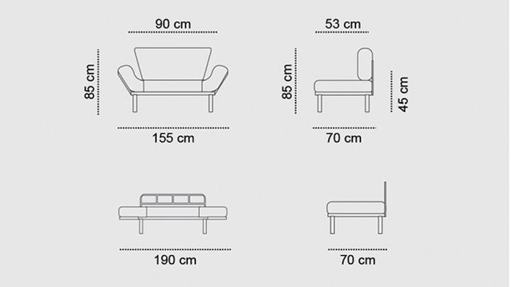 Immagine prodotto Atelier del Sofa Loïc (2 posti)