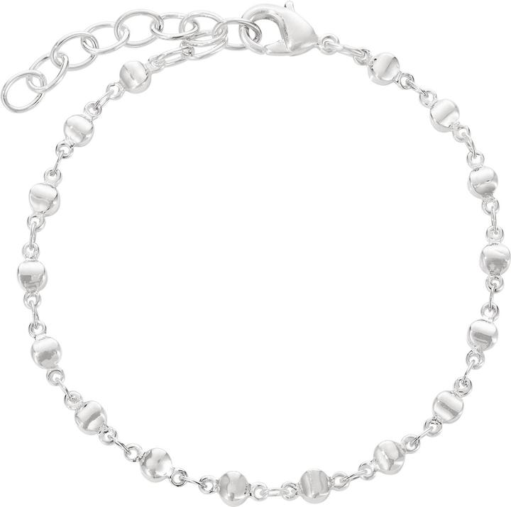 Produktbild Steinkult Armband versilbert "Lana" (20 cm, Messing Sterling versilbert)
