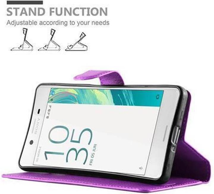 Actual product image Cadorabo Book with stand function cover (Sony Xperia X)