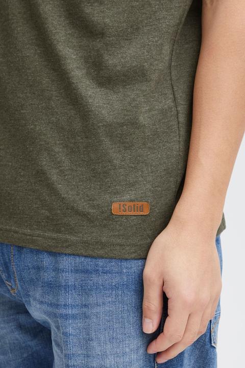 Immagine prodotto Solid Volker T-Shirt A Maniche Corte Maglietta Da Uomo Con Collo Grandad (XXL)