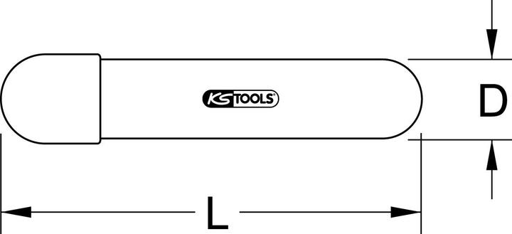Immagine prodotto KS Tools Gommino isolato con tappo di chiusura, 30 mm (0.12 m)