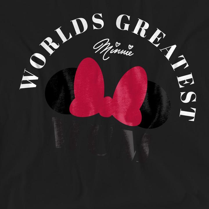 Immagine prodotto Minnie Mouse World's Greatest Mum Maglietta Festa della Mamma Adulto Unisex (XXL)