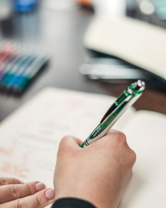 Immagine prodotto Pentel Penna gel EnerGel Xm (Verde, Argento, 1 x)