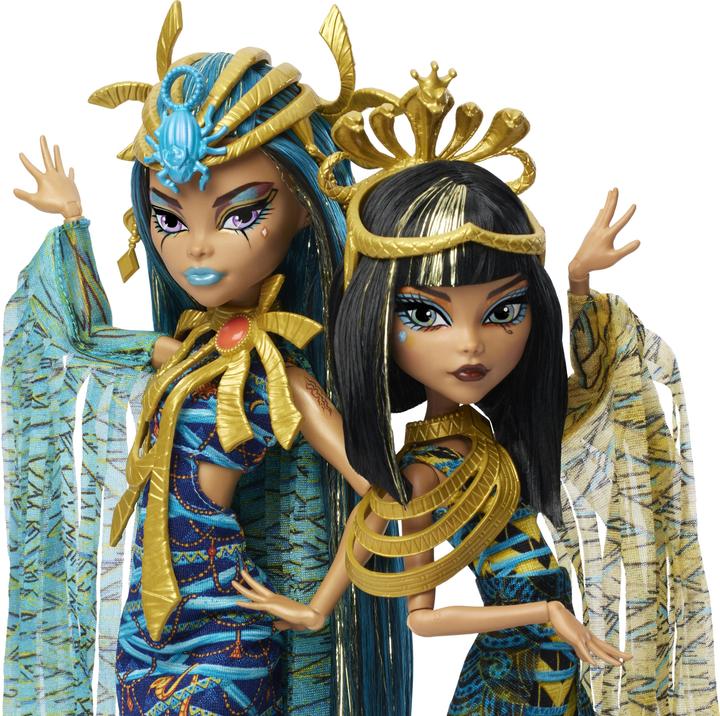 Actual product image Mattel Dolls, Mummy Majesties Cleo and Nefera De Nile