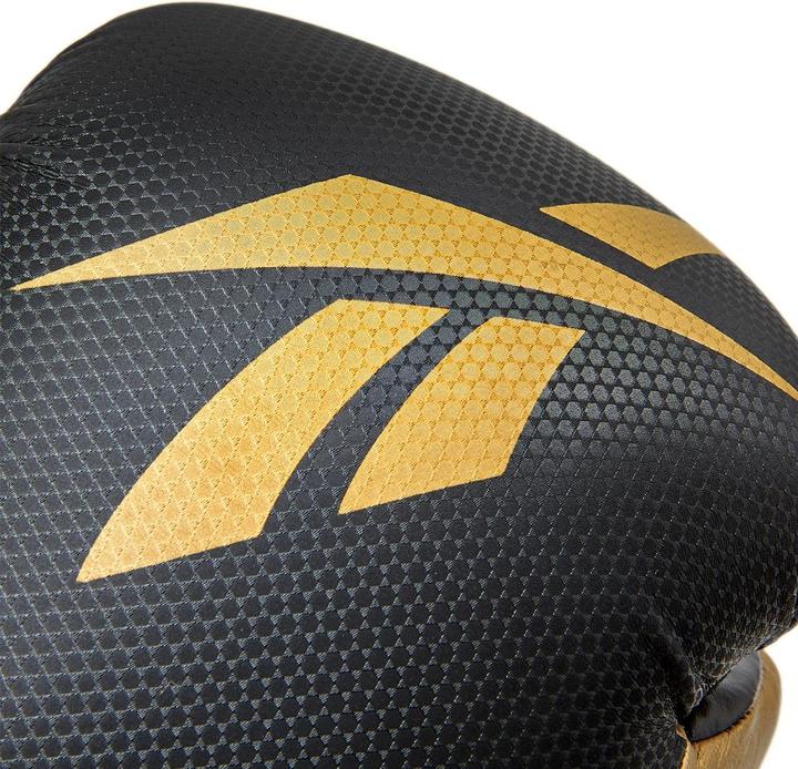 Actual product image Reebok Boxing Gloves Pro Black/Gold (14 OZ)