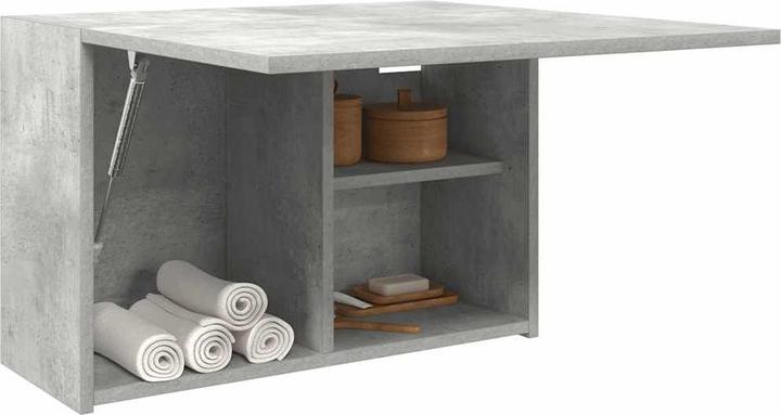 Actual product image VidaXL Bathroom wall cabinet concrete grey 60x25x40 cm wood-based material