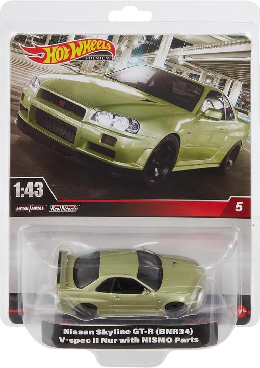 Productafbeelding Hot Wheels 1/43: Nissan Skyline GT-R (BNR34).