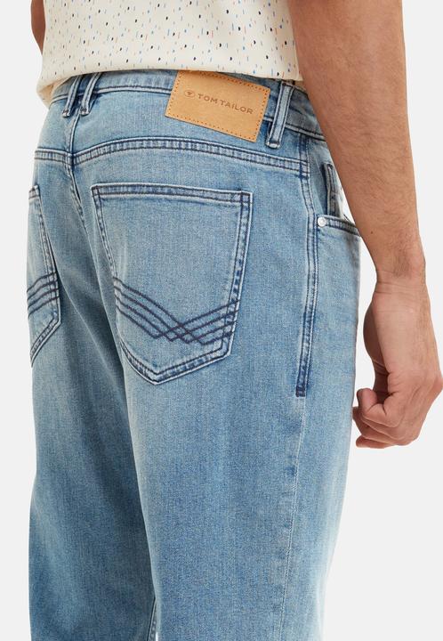 Produktbild Tom Tailor Hose MARVIN Straight Jeans im 5-Pocket-Style mit Reissverschluss und Knopf (W34/L32)