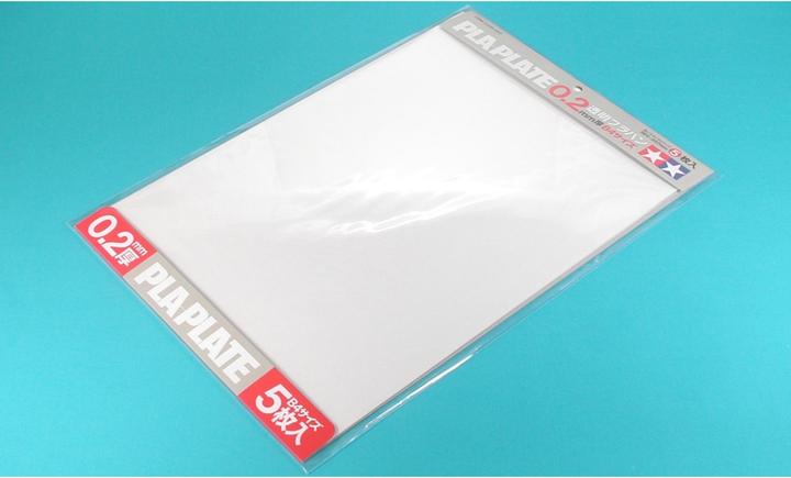 Actual product image Tamiya Plastic plates transparent 0,2mm