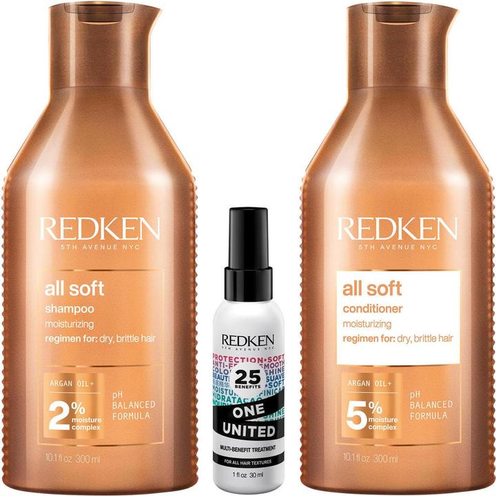 Redken all soft Routine Bundle (Hair care set)