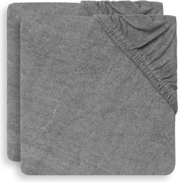 Immagine prodotto Jollein Set di 2 copri-fasciatoio Terry Storm Grey 50 x 70 cm (50 x 70 cm)