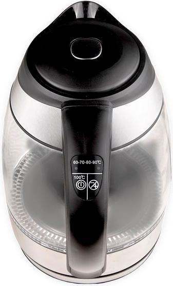 Actual product image Łucznik LED glass kettle WK-2020 1 8L Black (1.80 l)
