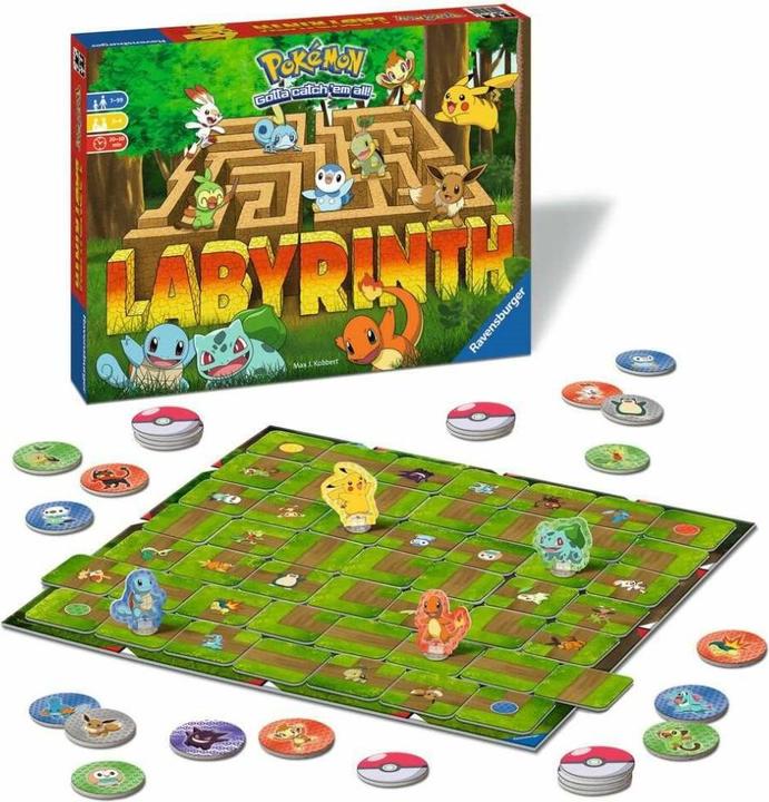 Actual product image Ravensburger Board game Labyrinth Pokemon (Multilingual)