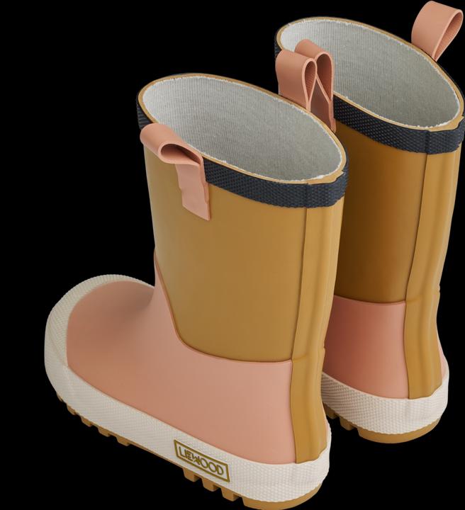 Actual product image Liewood Rubber Boots Sasha Natural Rubber Tuscany Rose Multi Mix (24)