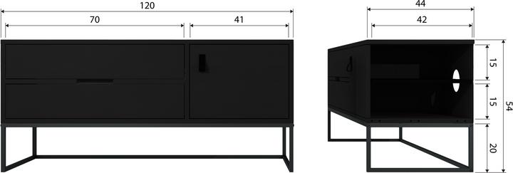 Image du produit Woood Silas (55 x 120 x 44 cm)