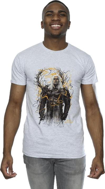 Immagine prodotto Netflix The Witcher Smoking Wolf Maglietta Uomo (S)