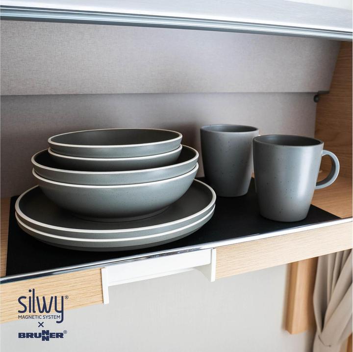 Immagine prodotto Silwy Magnet-Kunststoff-Geschirrset Dolomit Grey, Produkttyp