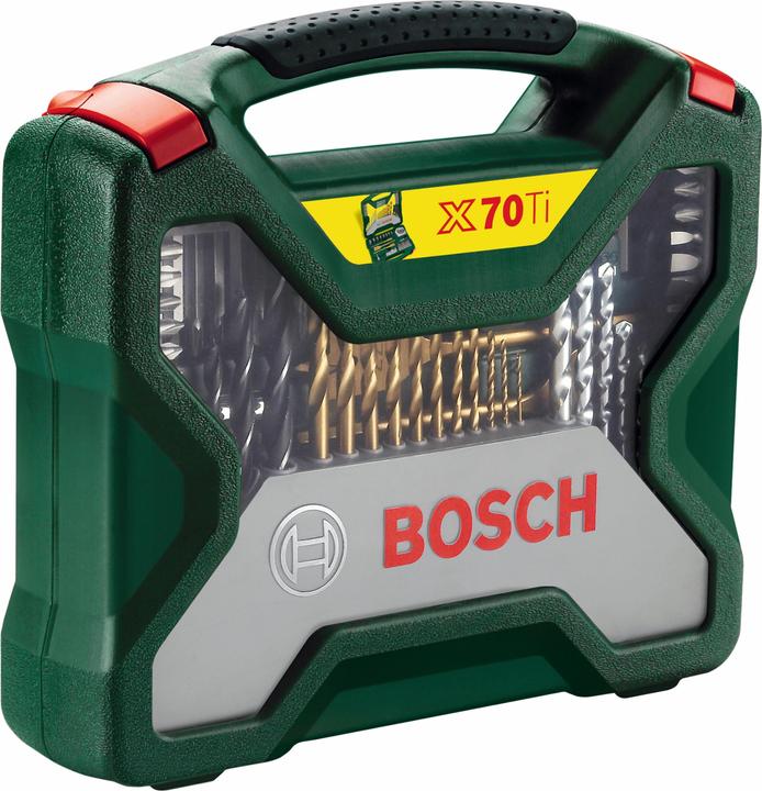 Actual product image Bosch Zubehör 70-piece X-Line Titanium Set (1.5 mm, 2 mm, 2.5 mm, 3 mm, 5.5 mm, 6 mm, 8.5 mm, 9 mm, 3.5 mm, 4 mm, 4.5 mm, 5 mm, 9.5 mm, 10 mm, 6.5 mm, 7 mm, 7.5 mm, 8 mm)
