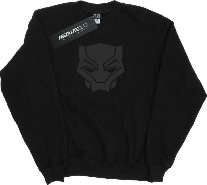 Produktbild Black Panther Schwarz auf Schwarz Baumwolle Sweatshirt (XL)