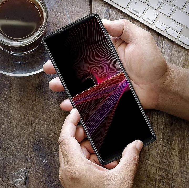 Image du produit Screenguard Sony Xperia 1 III Protection en verre blindé Case Friendly Design (1 pièce(s), Sony Xperia 1 III)