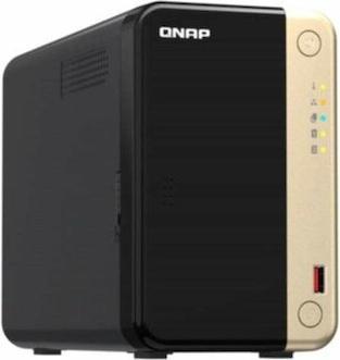 Actual product image Captiva NAS Server Q75-873 (QNAP TS-264-8G / 8GB RAM / 2-Bay 16TB with 2x 8 TB Seagate IronWolf) (2 x 8 TB, Seagate Ironwolf)
