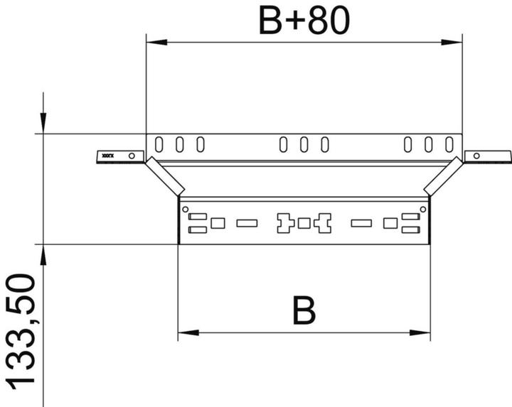 Produktbild OBO Bettermann Anbau-Abzweigstück RAAM 650 FS 60x500