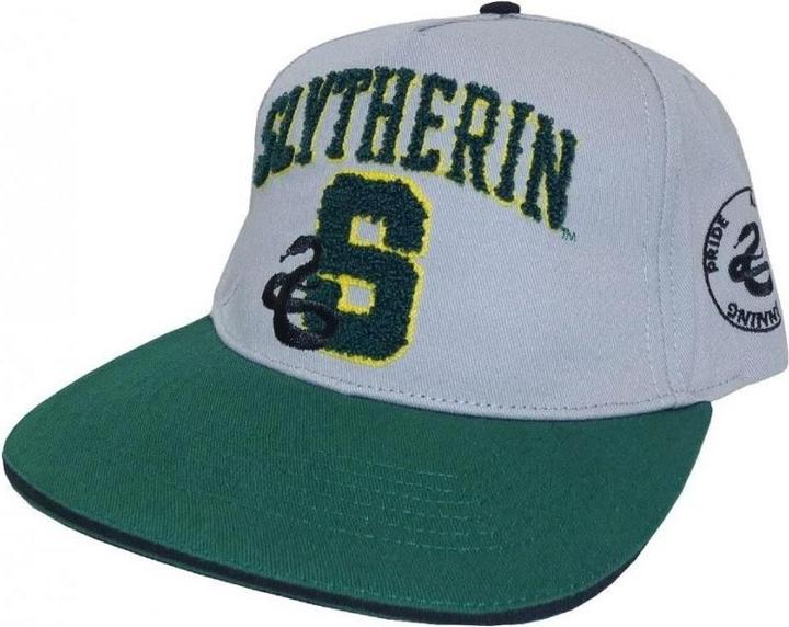 Slytherin Snapback Mütze Polyester Baumwolle (One Size)