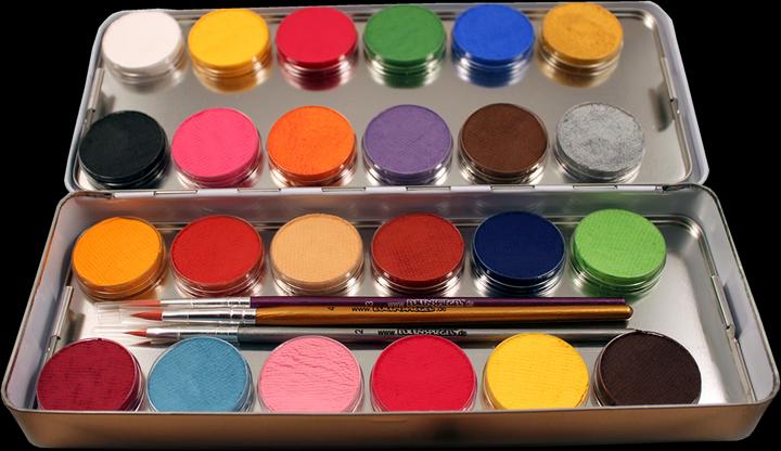 Produktbild Eulenspiegel 24 Farben Metall-Palette