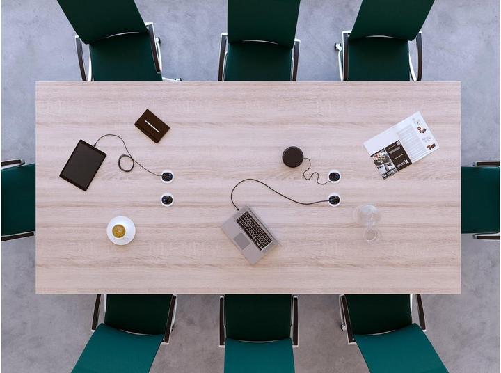 Image du produit IB Connect Bloc multiprise DIVUS blanc 1x type 13 1x USB A/C 1x HDMI