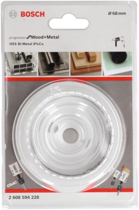 Image du produit Bosch Professional Zubehör Scie cloche Progressor for Wood and Metal, 68 mm (68 mm)
