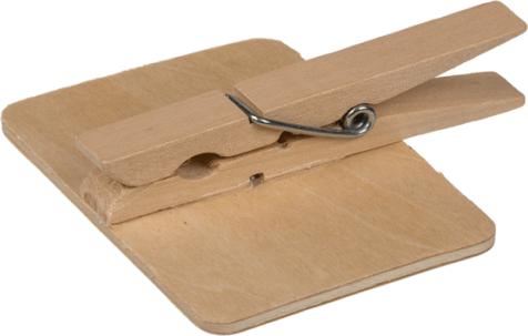 Immagine prodotto Magni Tavoletta di legno mini 7x7cm con clip per etichettatura (7 x 7 cm)