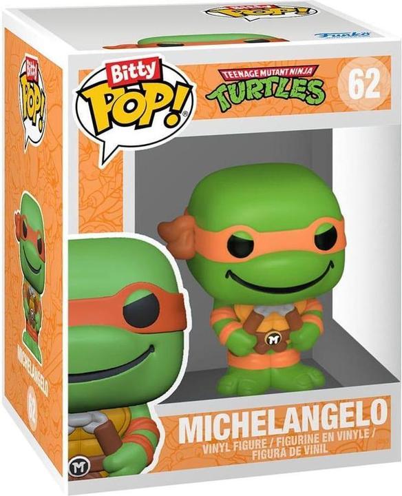Image du produit Funko Les Tortues ninja pack 4 figurines Bitty POP! Vinyl Leonardo 2,5 cm