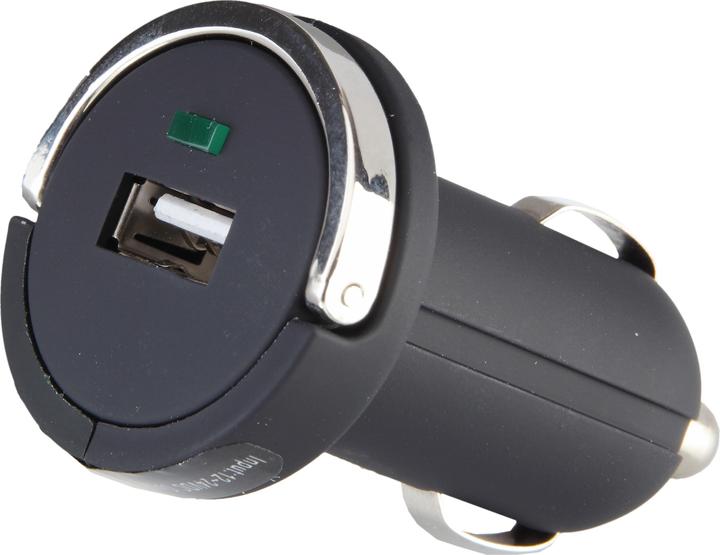 Actual product image Peter Jäckel Premium USB Car Charger MINI 1 A Black