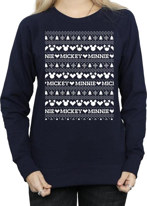 Produktbild Disney Mickey And Minnie Christmas Fair Isle Sweatshirt (XL)