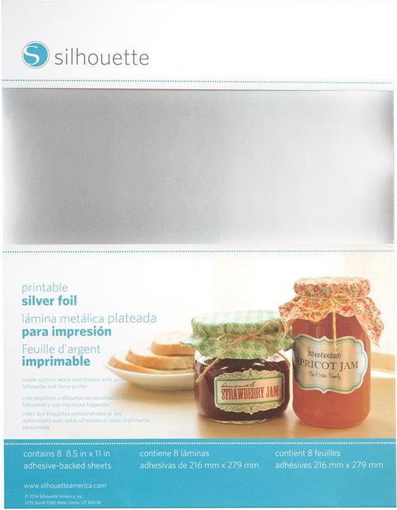 Produktbild Silhouette Bedruckbare Silberfolie