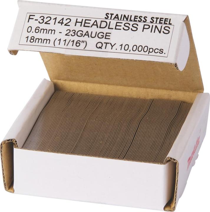 Actual product image Makita Pin 0.6x18mm INOX