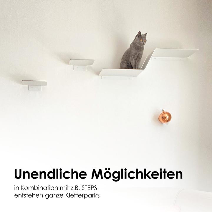 Produktbild LucyBalu WAVE Katzenstufe XXL (24 cm, Anthrazit)