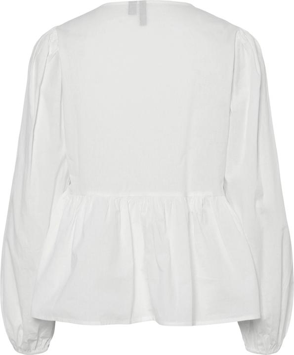 Actual product image Pieces Pcjolly Ls O-Neck Tie Top Wvn Noos Bc (XXL)
