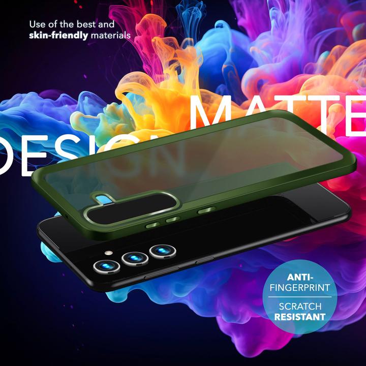 Immagine prodotto Nalia Copertura ibrida semitrasparente con cornice protettiva (Samsung Galaxy S24+)