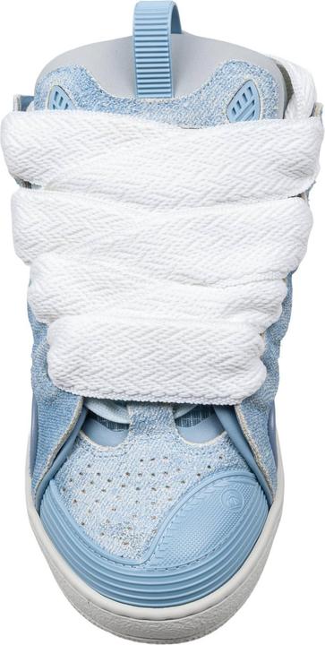 Produktbild Lanvin curb sneakers in leather and mesh color denim blue (42)