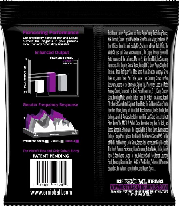 Produktbild Ernie Ball Slinky Cobalt (6 x, E-Gitarre, 0.05")