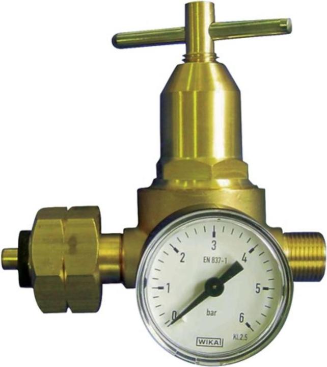 Produktbild Kayser Propankleindruckregler mit Manometer 0,5 - 6 bar 18 kg/h W 21,8 x 1/14″ LH