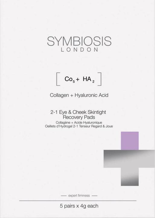 Produktbild Symbiosis Kollagen + Hyaluronsäure) Straffende Augenpads zur Regenerierung der Haut
