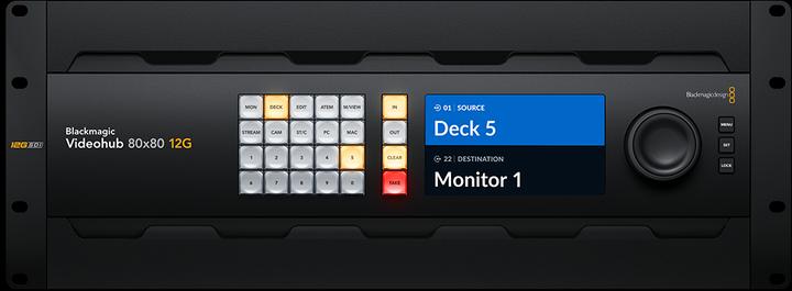 Actual product image Blackmagic Videohub 80x80 12G