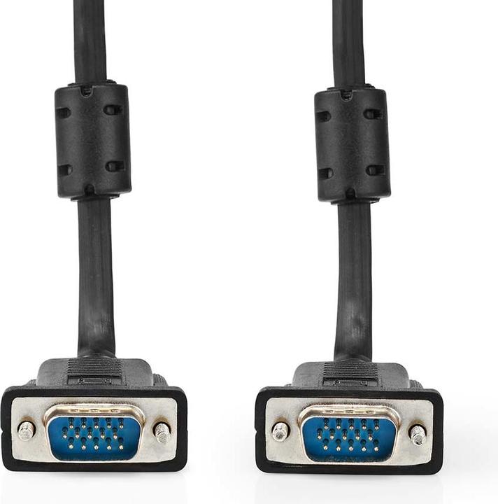 Produktbild Nedis VGA-Kabel | VGA Stecker | VGA Stecker | Vernickelt | Maximale Auflösung: 1280x768 | 10.0 m | R (10 m, VGA)