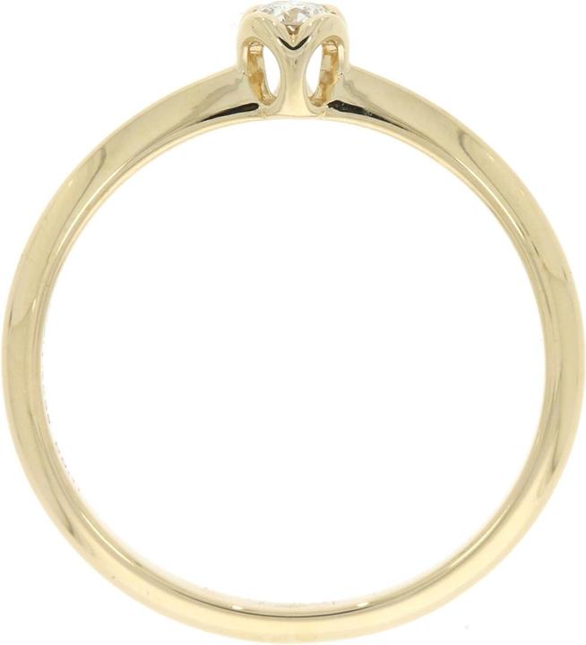 Image du produit Xen ONE Bague avec diamant 0,11 ct. 585 or jaune (54, Or 585/14 K)